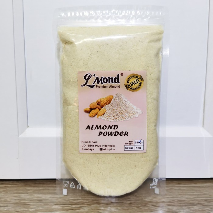 

(BestSeller) tepung almond 250gr / almond flour / almond / gluten free / plantbased