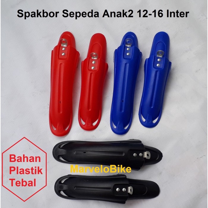 Fender Spakbor Sepeda Anak 12 16 inch Seli 16 16 Plus Inter Plastik Kode 1000