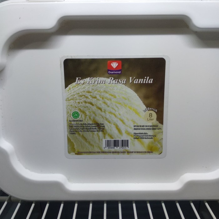 Ice Cream Diamond / Es Krim 8 Liter - Vanilla