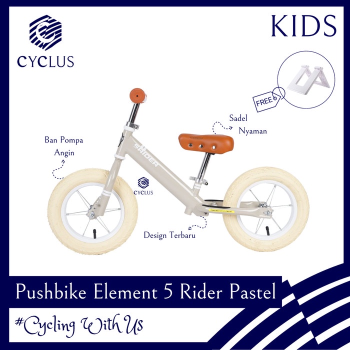 Sepeda Balance Bike Element RMB 5 Rider 5Rider Pushbike Push Bike Anak Kode 1179