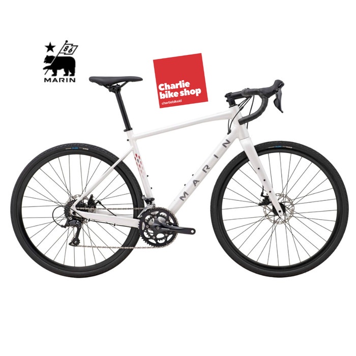 Laris Fullbike Gravel Bike Marin Gestalt 1 Series 2 Aluminium 700C White