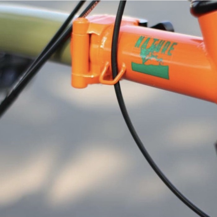 Berkualitas Sepeda Lipat Element Pikes Gen 2 Nature Green Orange 16 Inch