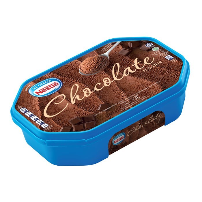 

Promo Terbatas Nestle Ice Cream Chocolate 1,5 Liter Tub Es Krim Coklat 1500Ml Dessert Aman