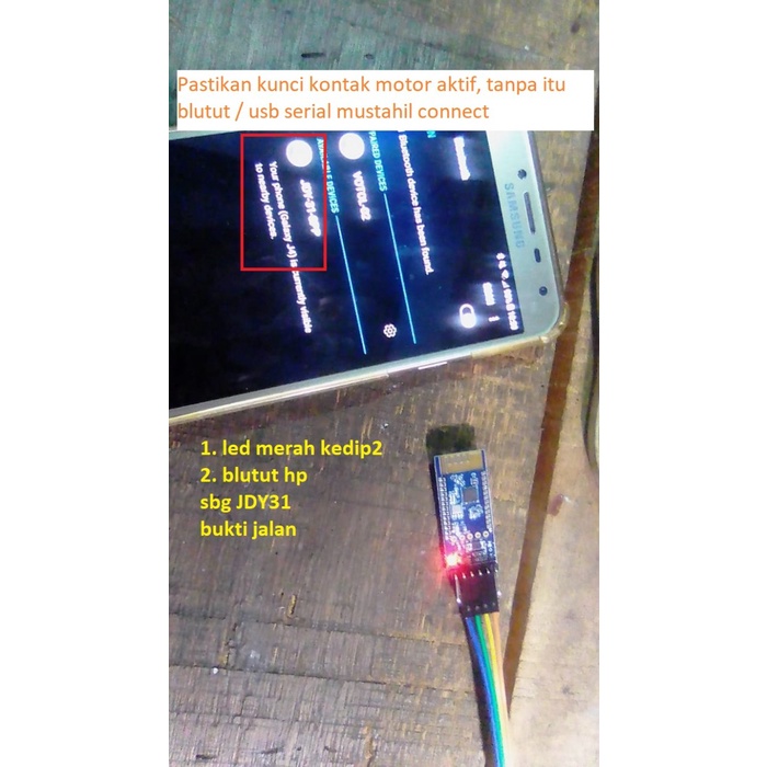 Modul Bluetooth Votol Untuk Pc/Laptop Motor Listrik Votol Bluetooth