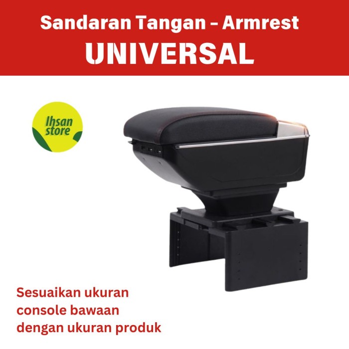 Sandaran Tangan Arm Rest Universal, armrest Console Box semua Mobil