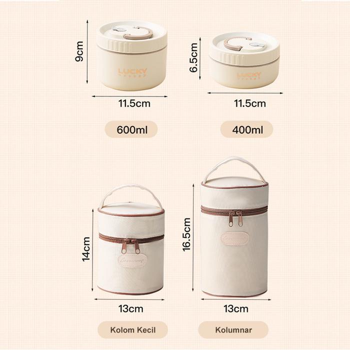 Kotak Makan Stainless Lunch Box Stainless Kotak Makan Stainless Steel 304 Termasuk Peralatan Makan