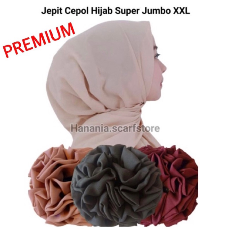 - Jepit Cepol Hijab Jumbo Jepit Cepolan Hijab Premium Cepol Mawar Hijab Jepit