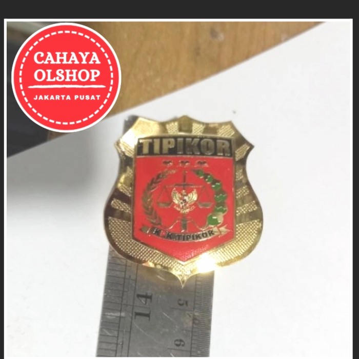 pin tipikor / lencana tipikor kpk