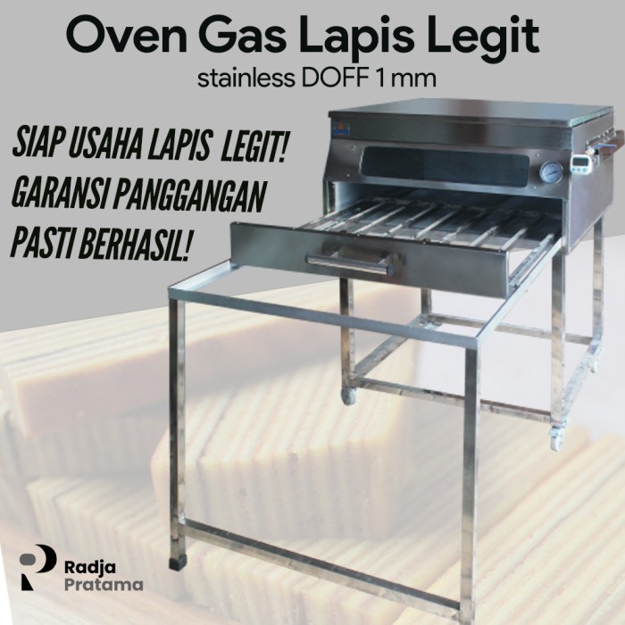 Oven Gas Lapis Legit Tipe PREMIUM STAINLESS DOFF SUPER TEBAL