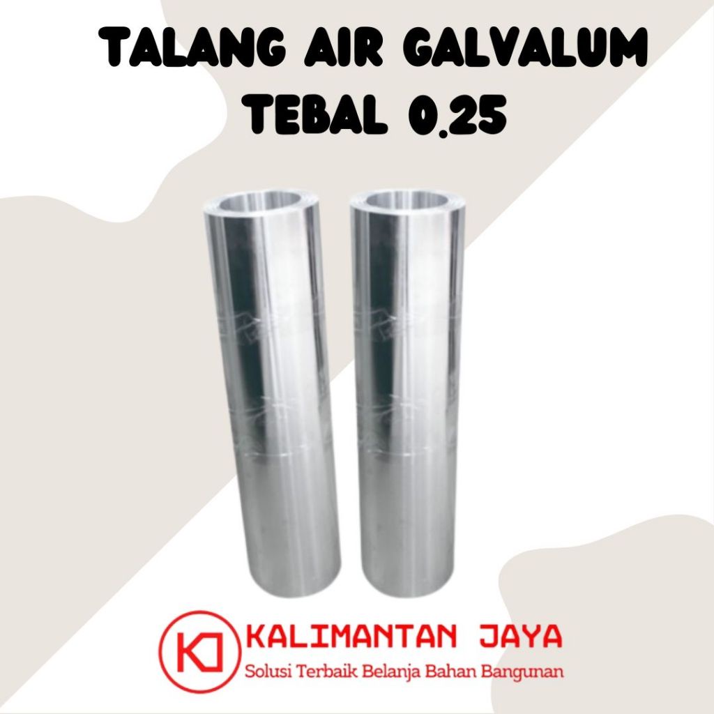 TALANG AIR/TALANG GALVALUM 0.25CM (HARGA PER METER)