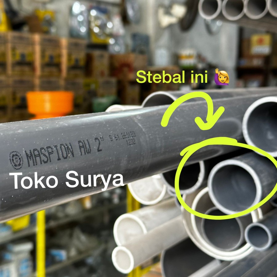 POTONGAN PIPA 2 INCH AW PIPA 2" MASPION AW