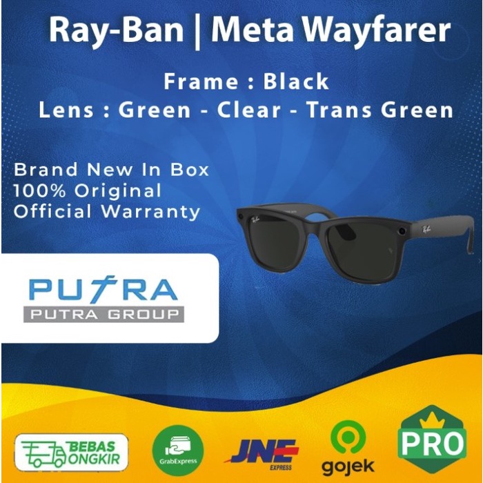 *TOP* KACAMATA PINTAR RAY-BAN META SMART GLASSES RAYBAN WAYFARER 2023