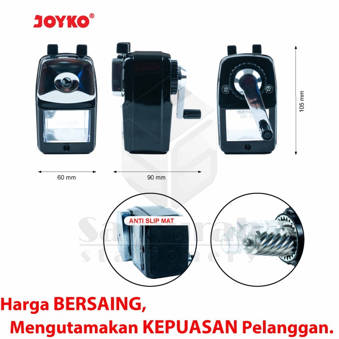 

[tmr] - Rautan Meja Putar Joyko A-5m Besi / A 5m Serutan Table Sharpener A5m