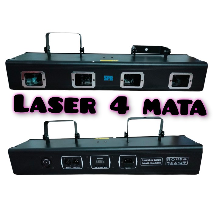 lampu laser panggung disco 4 mata