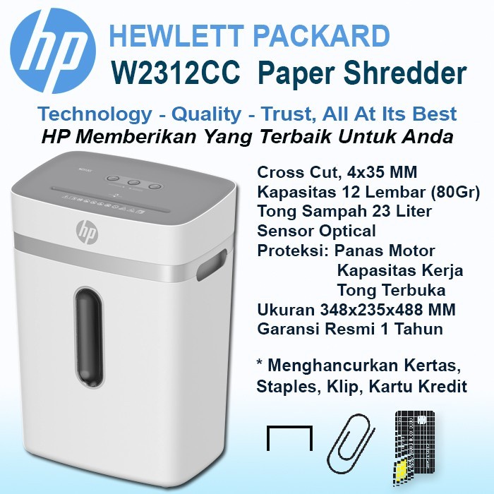 Bagus Mesin Penghancur Kertas Honeywell 9412