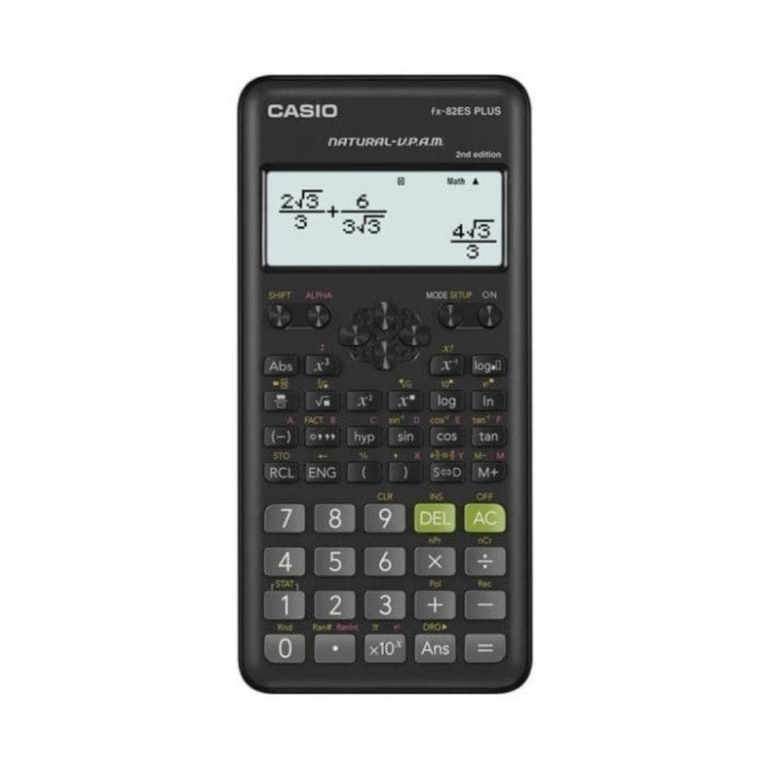

Jual [READY] CASIO FX-82ES PLUS 2nd Edition - Scientific Kalkulator / Calculator