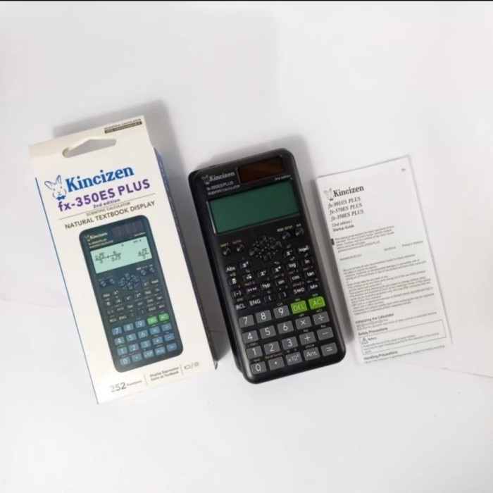 

Jual [READY] Kalkulator Scientific KINCIZEN FX 350ES PLUS 2ND Fungsi Seperti Casio