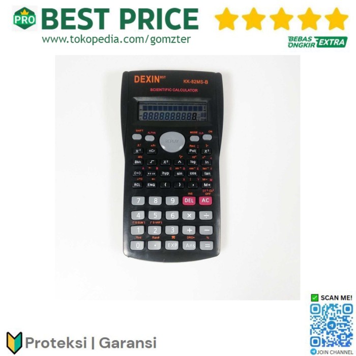 

Jual [READY] Karuida Kalkulator Elektronik Scientific Calculator - 82MS - Hitam
