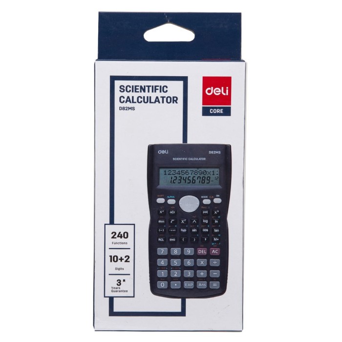 

Jual [READY] KALKULATOR Deli / Scientific Calculator WD82MS / DL-350MS