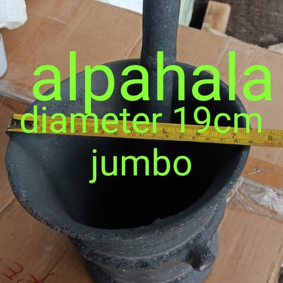 

lumpang jumbo / tumbuk kacang / penumbuk jamu