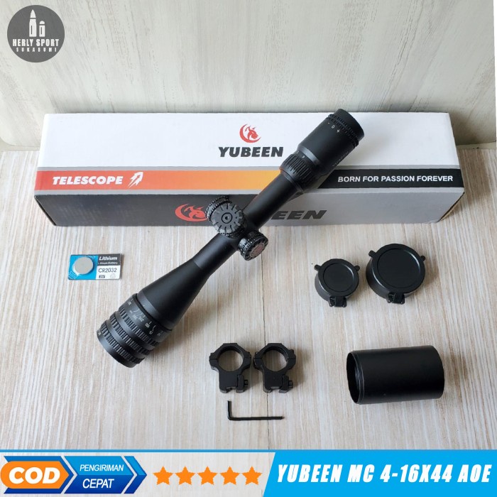 HARGA DISKON Telescope YUBEEN MC 4-16X44 AOE Yubeen 4-16x44 AOEG Terbaru
