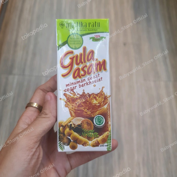

Mustika Ratu GULA ASAM minuman sehat segar 200ml