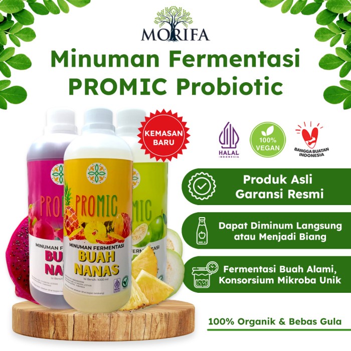 

Promic Varian Baru Rasa Buah Naga & Jambu Kristal 1 Liter - BUAH NAGA