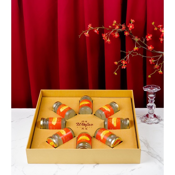 

Winfar Minuman Sarang Burung Walet Bird nest Drink Hampers Isi 8 botol