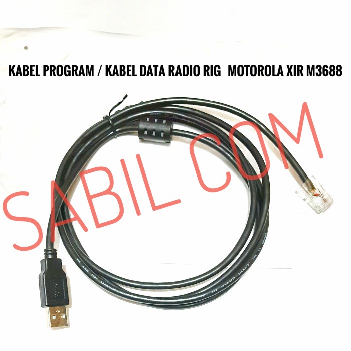 Terbagus Kabel Data Radio Rig Xir M3688 - Kabel Program Rig Motorola Xir M3688