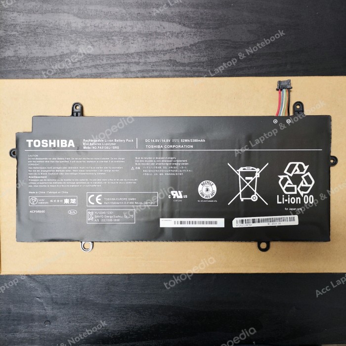 ORIGINAL BATERAI TOSHIBA DYNABOOK R634 R634/K R634/M PA5136U-1BRS