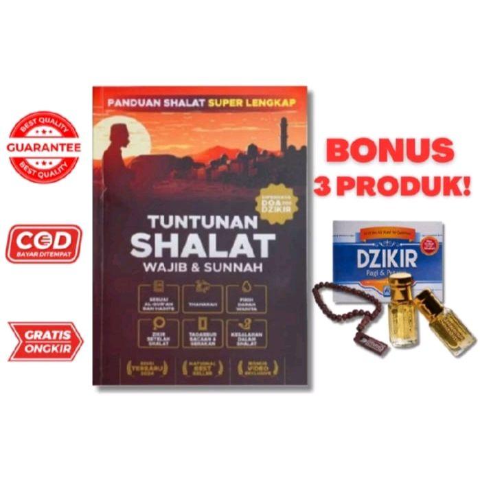 

TUNTUNAN SHALAT WAJIB DAN SUNNAH MAHZAB SYAFI'I - BONUS BUKU DZIKIR PAGI PETANG, PARFUM DAN TASBIH -