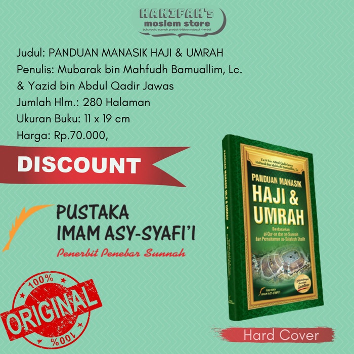 

PANDUAN MANASIK UMROH BUKU PANDUAN MANASIK HAJI DAN UMRAH YAZID JAWAS 100% ORIGINAL