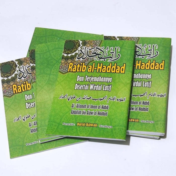 

RATIB AL-HADAD LATIN DAN TERJEMAH DISERTAI WIRDUL LATIF TERLARIS