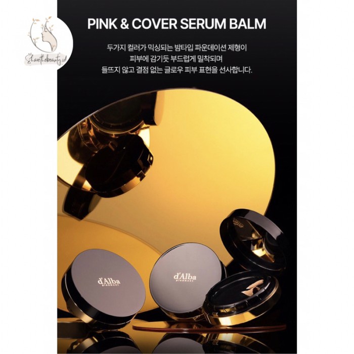 Terbaru D'Alba Skin Fit Grinding Serum Cover Pact 20Gr Spf50+ Pa++++