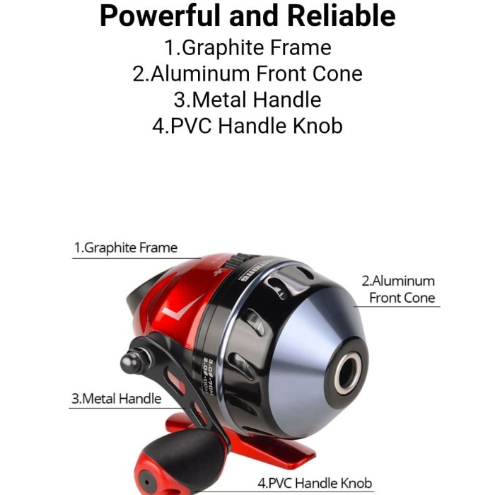 Reel Kastking Cadet Spincast Max Drag 3Kg #Gratisongkir