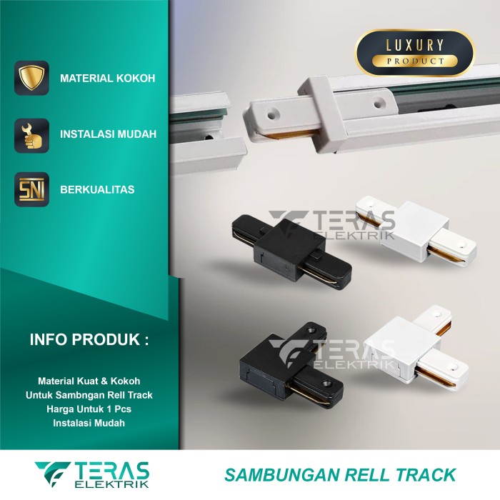NEW Sambungan rel penyambung lampu rel track spotlight