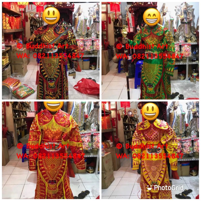 Baju otto tatung loktung dewa naga set