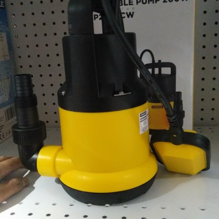 Submersible pump krisbow 200watt / pompa celup krisbow