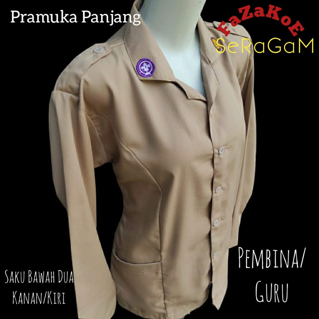 PROMO / Baju Seragam Pramuka Perempuan Pembina/Guru