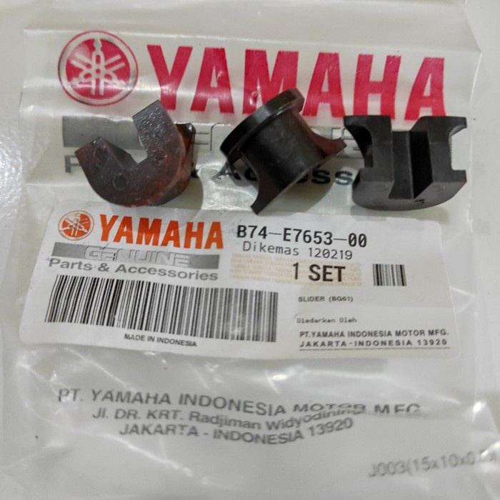 BEST PIECE SLIDER KARET RUMAH ROLER ROLLER XMAX 250 ORI SET