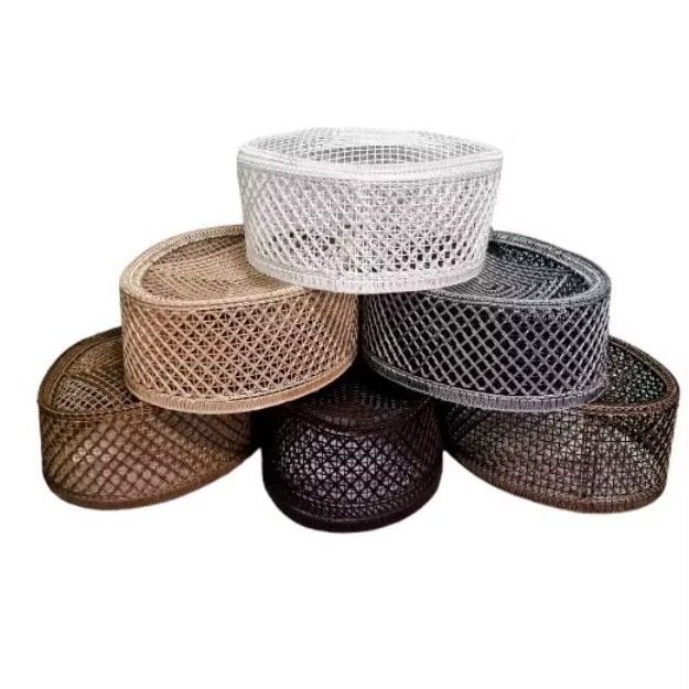 PECI GAYA AKAR Murah, Peci Rajut Nylon, Peci Rajut Sultan, Peci Kopiah Songkok Gaya Akar