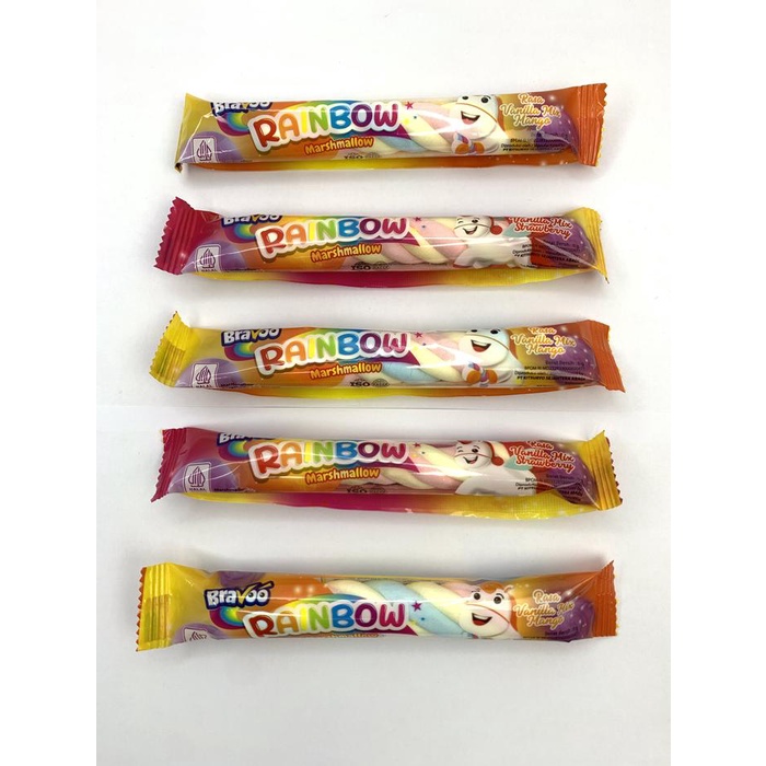 

PAKET MARSHMELLOW RAINBOW 40PCS ANEKA RASA BUAH BUAHAN TERBARU BERAT 8g warna warni Candy Food Snack