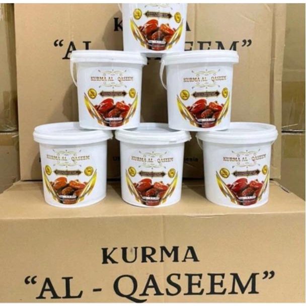 

Kurma Madu Khalas Al Qaseem Paket 2 Ember ( 2 X 500 Gram ) Organik Asli Kurma Kering Segar Kurma