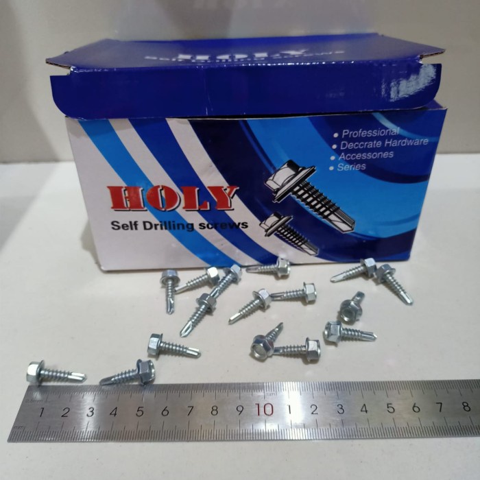 baut baja ringan 10x19 / baut roofing baja ringan 10x19