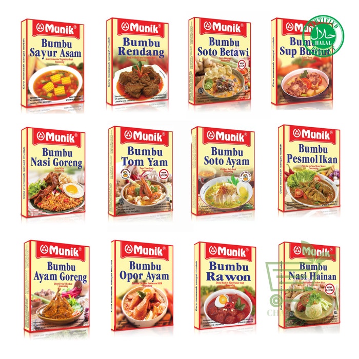 

Bumbu Munik Nasi Goreng Hainan Kuning Ayam Rendang Panggang Soto