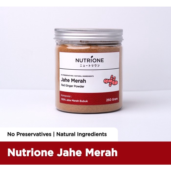 

Jahe Merah Bubuk / Red Ginger Powder Premium Original Nutrione