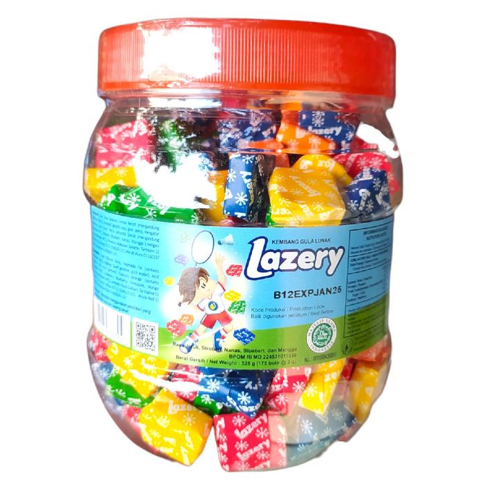 

Lazzery Toples isi 175 pcs - Permen Sugus Candy Food Fruity Snack Manis