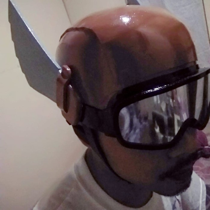 PREMIUM topeng helm gundala mainan kosplay ukuran anak - dewasa