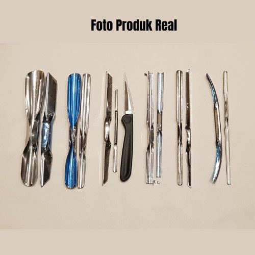 

(BestSeller) 13 pcs Set Pisau Ukir Hias Buah Sayur Garnish Dekorasi Tumpeng Knife