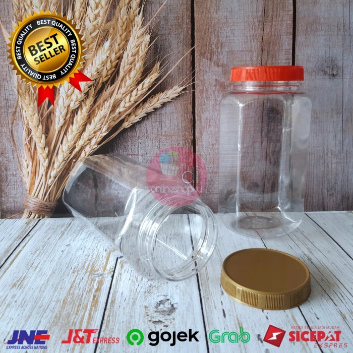 (BestSeller) Toples Bawang Goreng 700ml /Jar bawang goreng /Toples Plastik 700ml